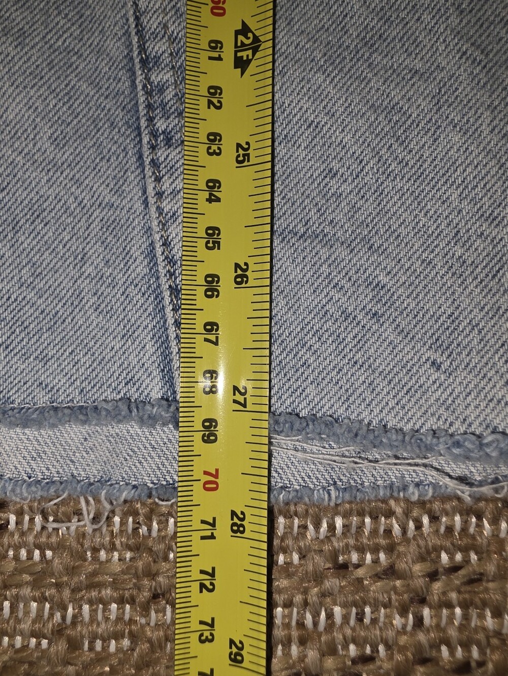 Zara Girls Denim Maxi Skirt With Adjustable Waist Size Girls 14 - Picture 6 of 6